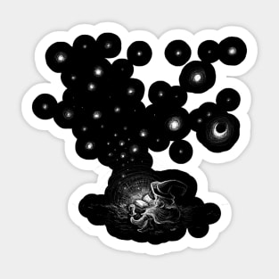 An Enchanted Literary Night Sticker